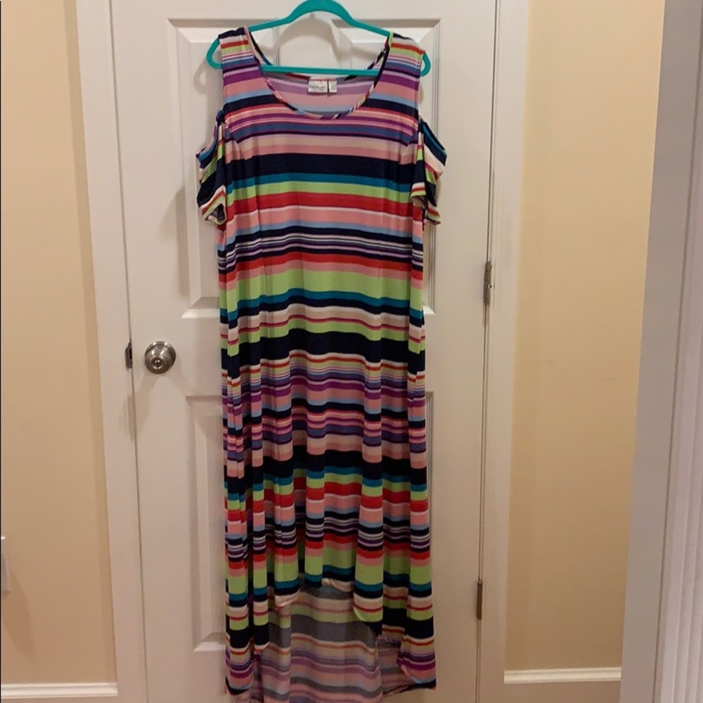 Cold shoulder dress